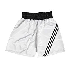 Boxing Shorts - White & Black