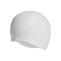 Silicone Graphic Swim Cap - White/Black