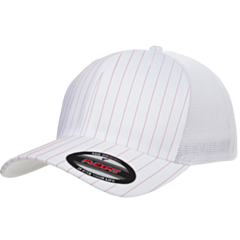 Trucker - Pinstripe - White/Red