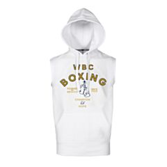 World Boxing Championship Sleeveless Hoody - White