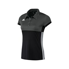 Team 16 Womens Polo - Black/Grey