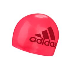 Silicone Graphic Swim Cap - Coral/Red