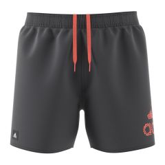 Mens Shorts - Grey Six/Coral Fusion