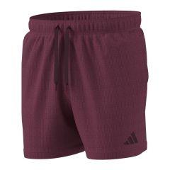 Mens Seersucker Shorts - Maroon