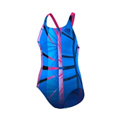 One-Piece Swimsuit Women's - Shock Blue & Shock Pink