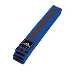 Striped Rank Belt - Blue/Brown