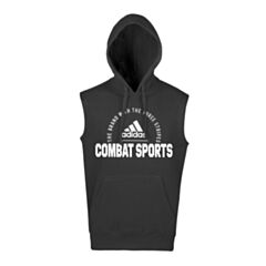 Combat Sports Sleeveless Hoody - Black/White