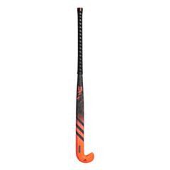 DF24 Carbon Hockey Stick - Black/Solar Red/Carbon