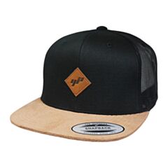 Flatpeak Trucker - Black/Tan