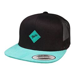 Flatpeak Trucker - Black/Turq