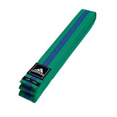 Striped Rank Belt - Green/Blue