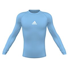 Youth Techfit Longsleeve Compression Top - Light Blue