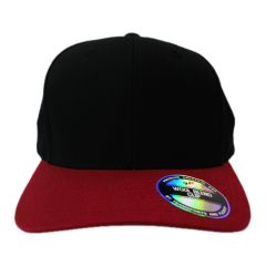 Woolblend - Black/Maroon