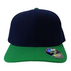 Woolblend - Navy/Green